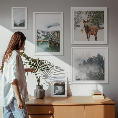 Tableau de décoration murale Faune sauvage et nature montagnes