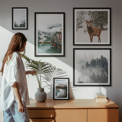 Tableau de décoration murale Faune sauvage et nature montagnes