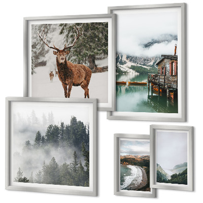 Tableau de décoration murale Faune sauvage et nature montagnes
