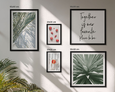 Tableau de décoration murale Style bohème, plantes, fruits, tropiques