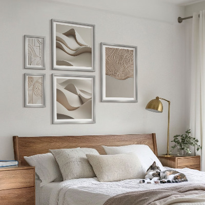 Tableau de décoration murale Motifs beiges abstraits