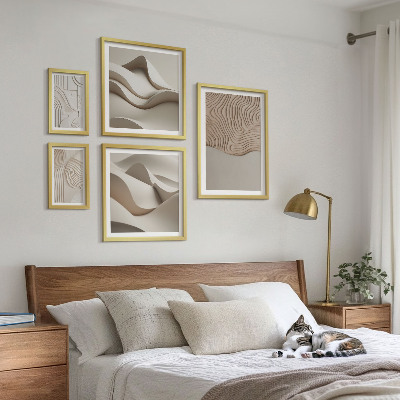 Tableau de décoration murale Motifs beiges abstraits
