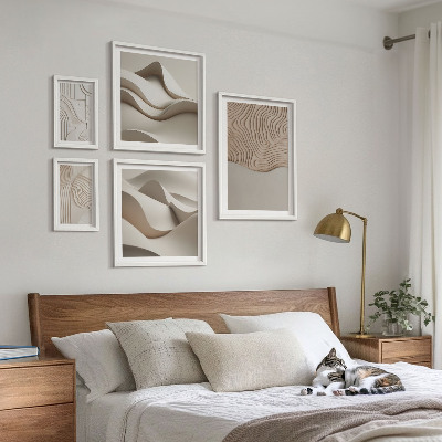 Tableau de décoration murale Motifs beiges abstraits