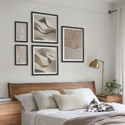 Tableau de décoration murale Motifs beiges abstraits