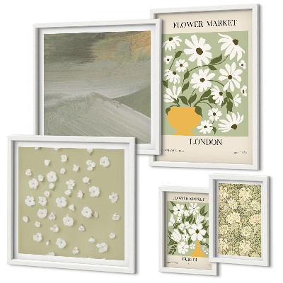Tableau de décoration murale Motifs floraux urbains