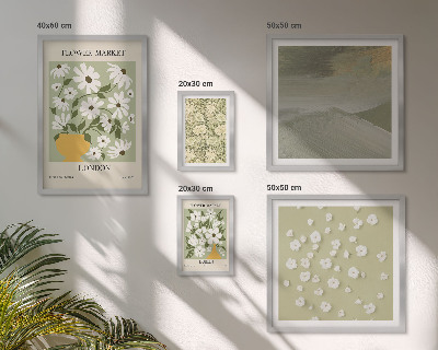 Tableau de décoration murale Motifs floraux urbains