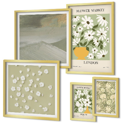 Tableau de décoration murale Motifs floraux urbains