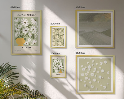 Tableau de décoration murale Motifs floraux urbains