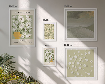 Tableau de décoration murale Motifs floraux urbains