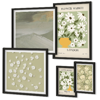 Tableau de décoration murale Motifs floraux urbains