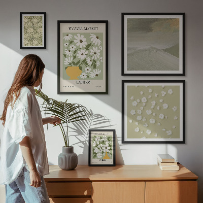 Tableau de décoration murale Motifs floraux urbains