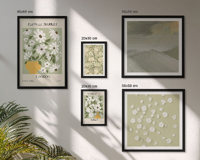 Tableau de décoration murale Motifs floraux urbains