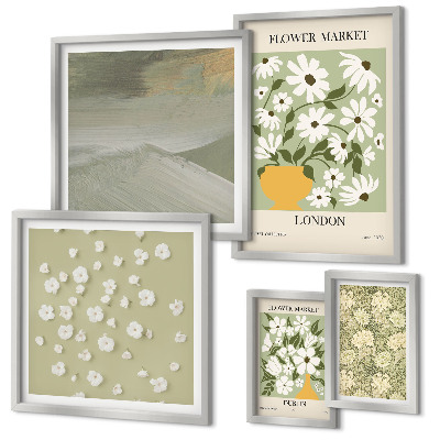 Tableau de décoration murale Motifs floraux urbains