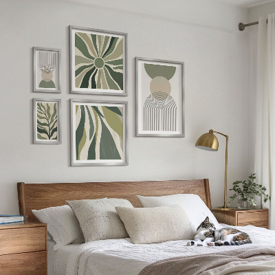 Tableau de décoration murale Des abstractions élégantes avec de la verdure