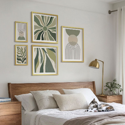 Tableau de décoration murale Des abstractions élégantes avec de la verdure