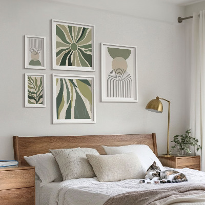 Tableau de décoration murale Des abstractions élégantes avec de la verdure