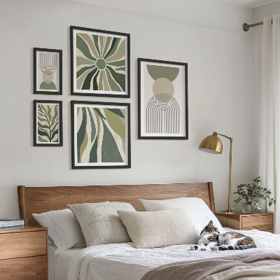 Tableau de décoration murale Des abstractions élégantes avec de la verdure