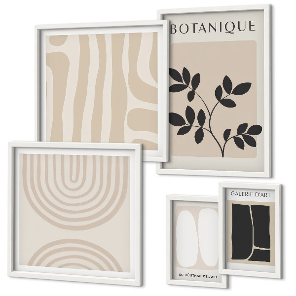Tableau de décoration murale Graphismes végétaux stylés