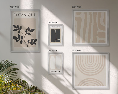 Tableau de décoration murale Graphismes végétaux stylés