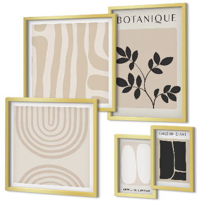 Tableau de décoration murale Graphismes végétaux stylés