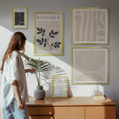 Tableau de décoration murale Graphismes végétaux stylés
