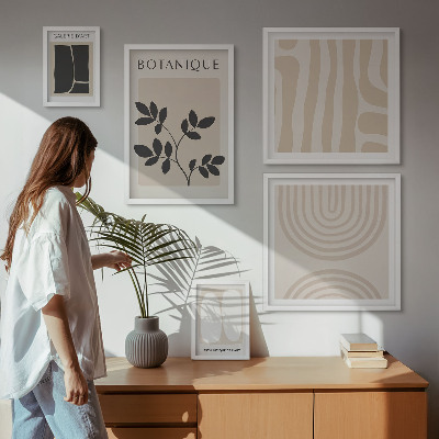 Tableau de décoration murale Graphismes végétaux stylés