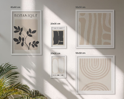 Tableau de décoration murale Graphismes végétaux stylés