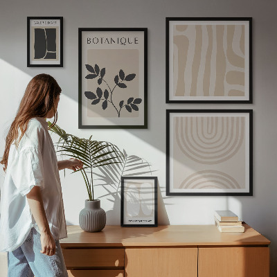 Tableau de décoration murale Graphismes végétaux stylés