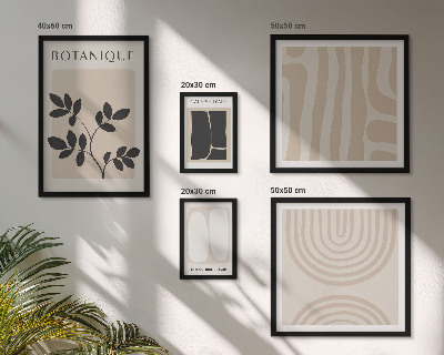 Tableau de décoration murale Graphismes végétaux stylés