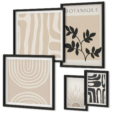 Tableau de décoration murale Motifs végétaux neutres et élégants