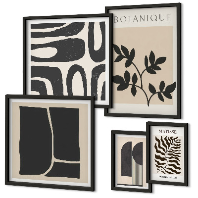 Tableau de décoration murale Graphismes abstraits stylisés sur la nature