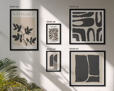 Tableau de décoration murale Graphismes abstraits stylisés sur la nature
