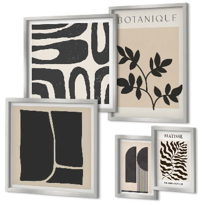 Tableau de décoration murale Graphismes abstraits stylisés sur la nature