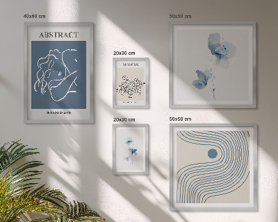 Tableau de décoration murale Style floral abstrait moderne