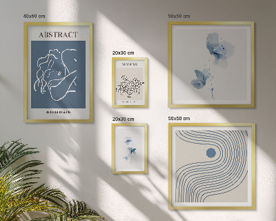 Tableau de décoration murale Style floral abstrait moderne