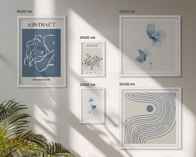 Tableau de décoration murale Style floral abstrait moderne