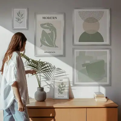 Tableau de décoration murale de style moderne abstrait