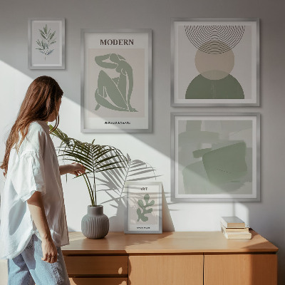 Tableau de décoration murale Style moderne avec abstraction