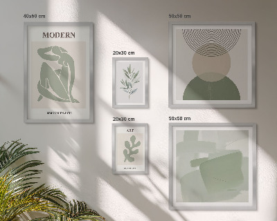 Tableau de décoration murale Style moderne avec abstraction