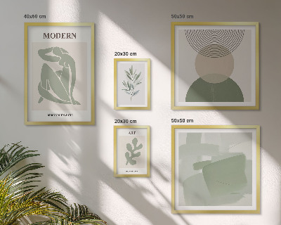 Tableau de décoration murale Style moderne avec abstraction