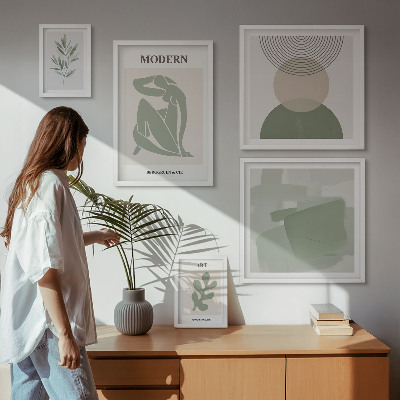 Tableau de décoration murale Style moderne avec abstraction