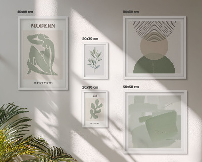 Tableau de décoration murale Style moderne avec abstraction