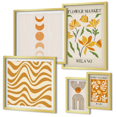 Tableau de décoration murale Décorations florales élégantes