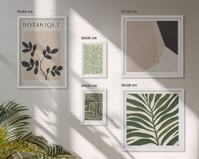 Tableau de décoration murale Inspirations végétales modernes