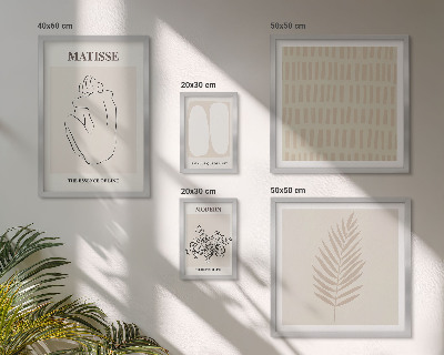 Lot de tableaux encadrés Formes de style minimaliste