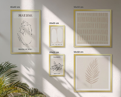 Lot de tableaux encadrés Formes de style minimaliste