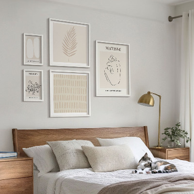 Lot de tableaux encadrés Formes de style minimaliste