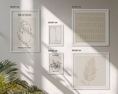 Lot de tableaux encadrés Formes de style minimaliste