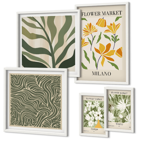 Tableau de décoration murale Motifs végétaux modernes