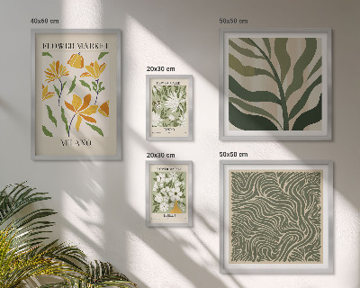 Tableau de décoration murale Motifs végétaux modernes